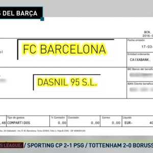 亚博app-西媒：银行文件显示巴萨17年间共向内格雷拉支付840万欧元